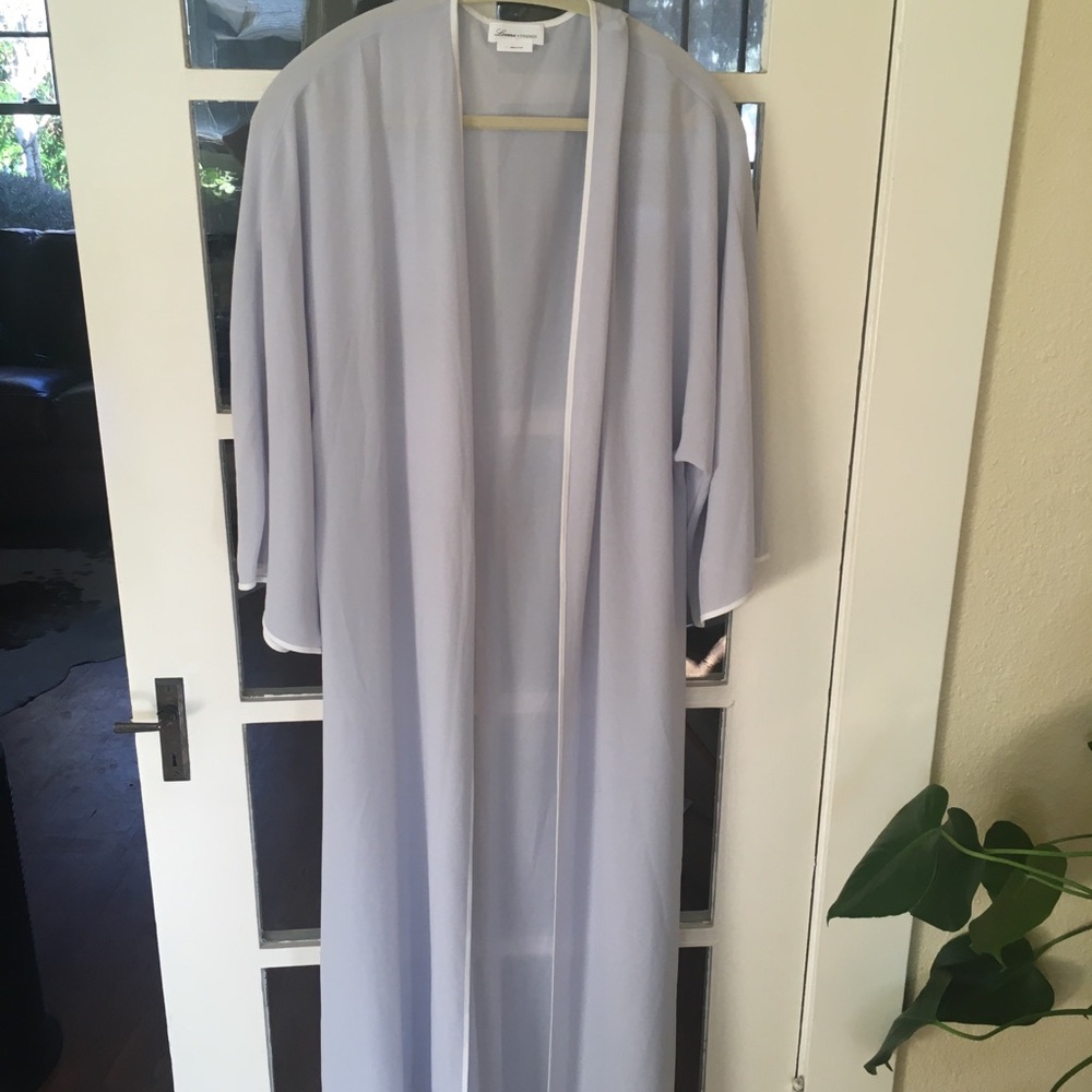 Lovers & Friends sheer lavender kimono